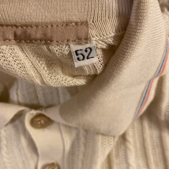 Pal Zileri Classic Beige Polo Shirt size 52 - Picture 3 of 4